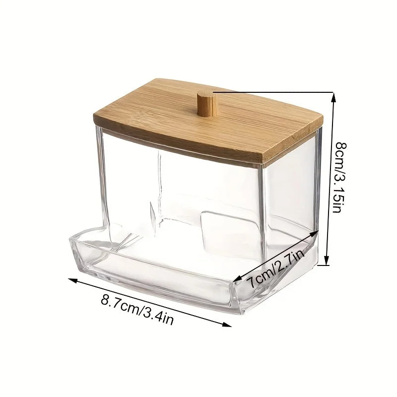 Doodad Co. Clear Bathroom Storage Jar