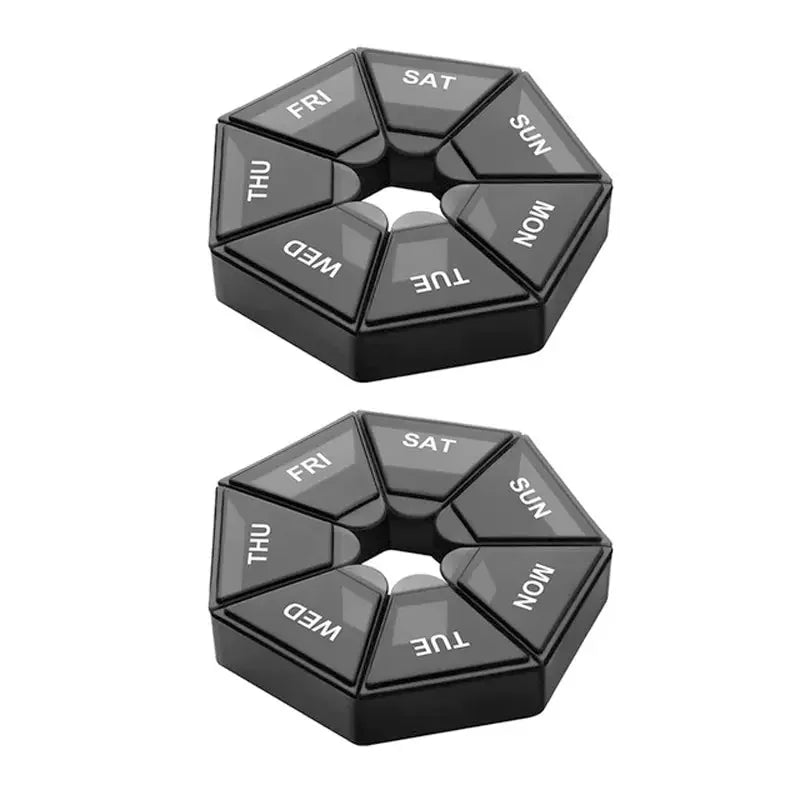 Doodad Co. 7-Day Travel Pill Organizer (2pc)