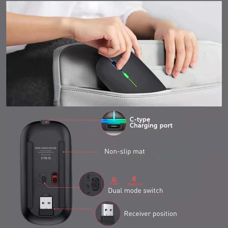 Doodad Co. Rechargeable Ergonomic Mouse