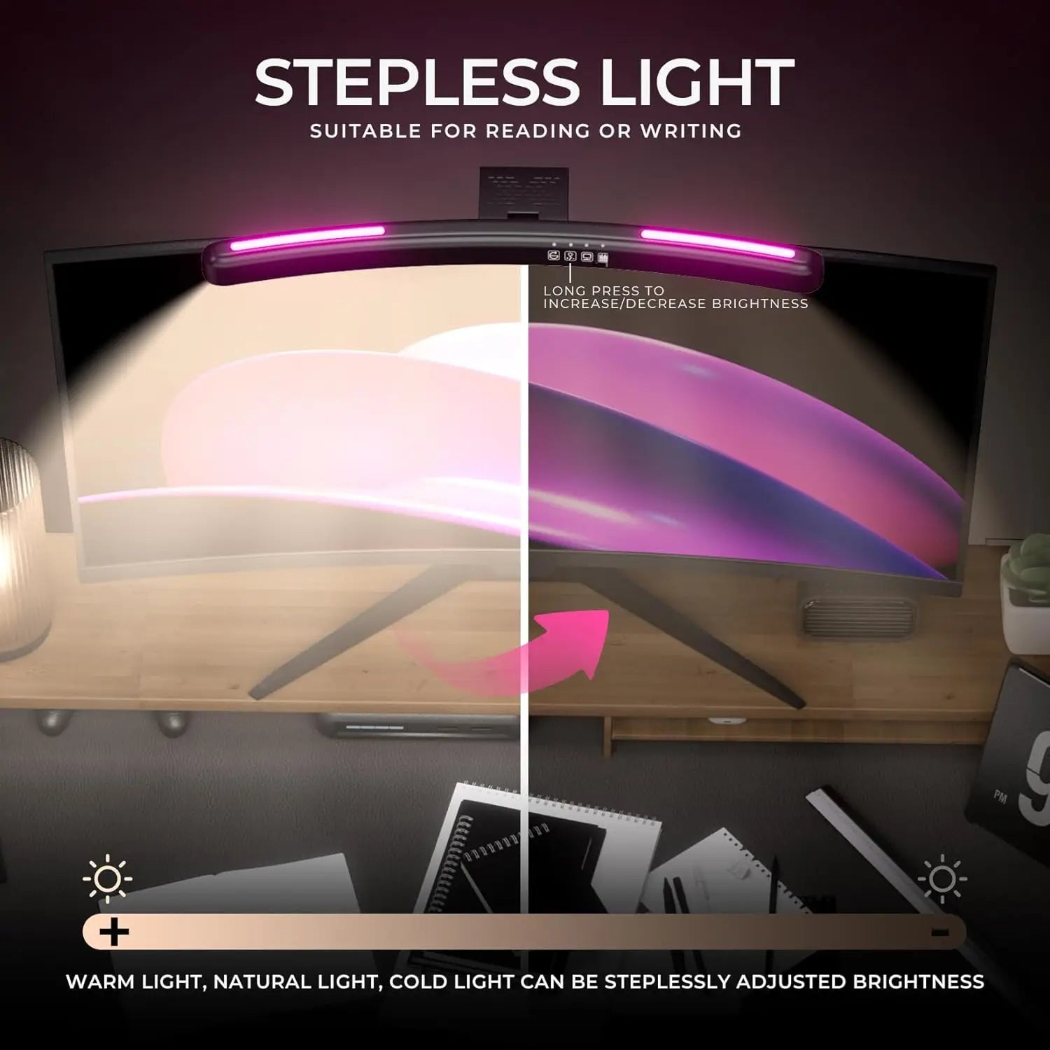 Doodad Co. Monitor Light Bar — Eye-Care RGB Screen Lamp