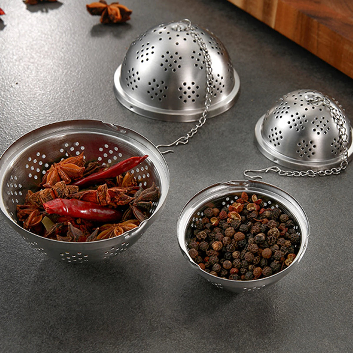 Doodad Co. Mesh Tea Infuser Ball — Stainless Steel, Multi-Use Filter