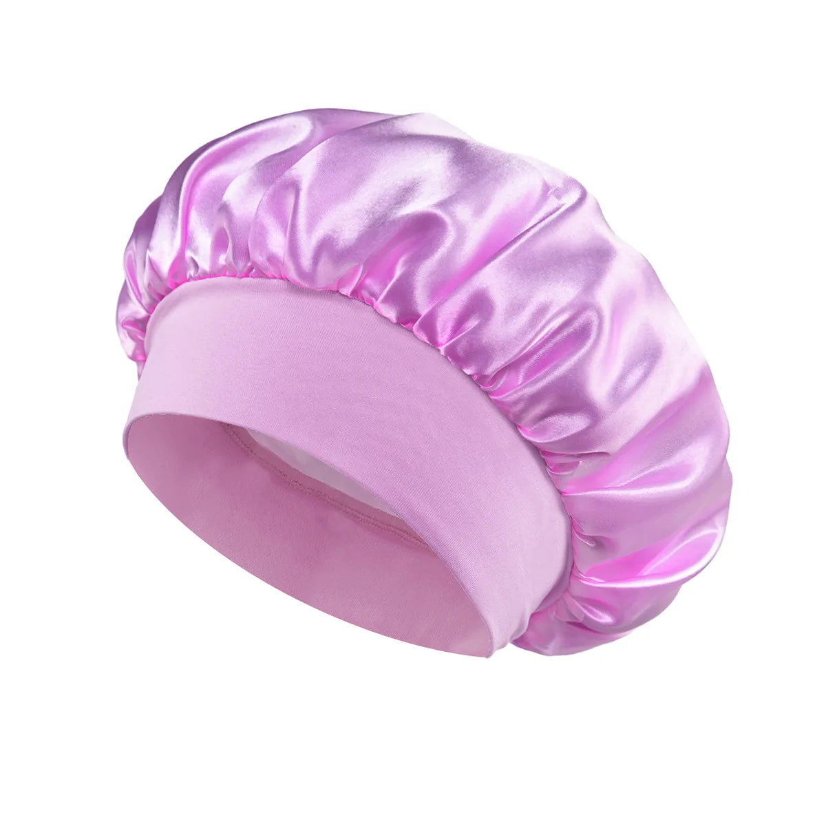 Doodad Co. Satin Sleep Bonnet — Silk-Lined, Large Fit