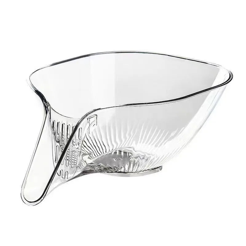 Doodad Co. Dry-Wet Drain Rack — Dual Compartment, Sink Filter Basket