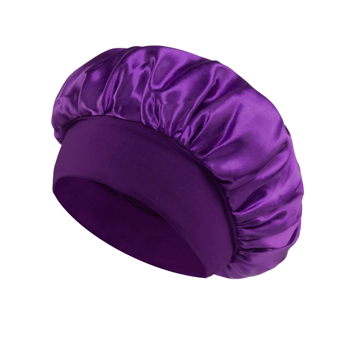 Doodad Co. Satin Sleep Bonnet — Silk-Lined, Large Fit