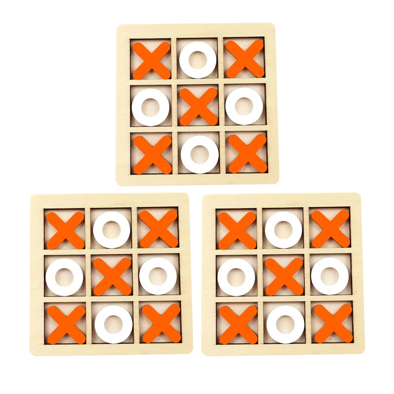 Doodad Co. Montessori Wooden Chess Set — Brain-Training, Educational Toy