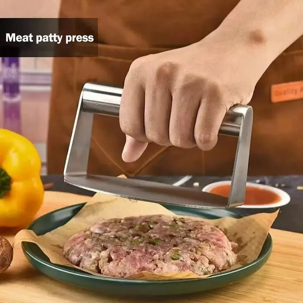 Doodad Co. Burger Patty Press — Stainless Steel, Uniform Shaping