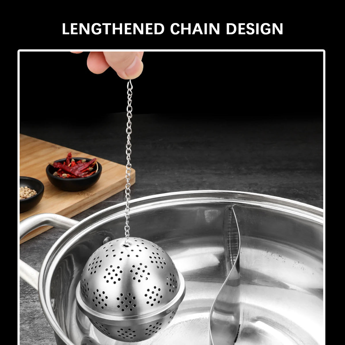 Doodad Co. Mesh Tea Infuser Ball — Stainless Steel, Multi-Use Filter