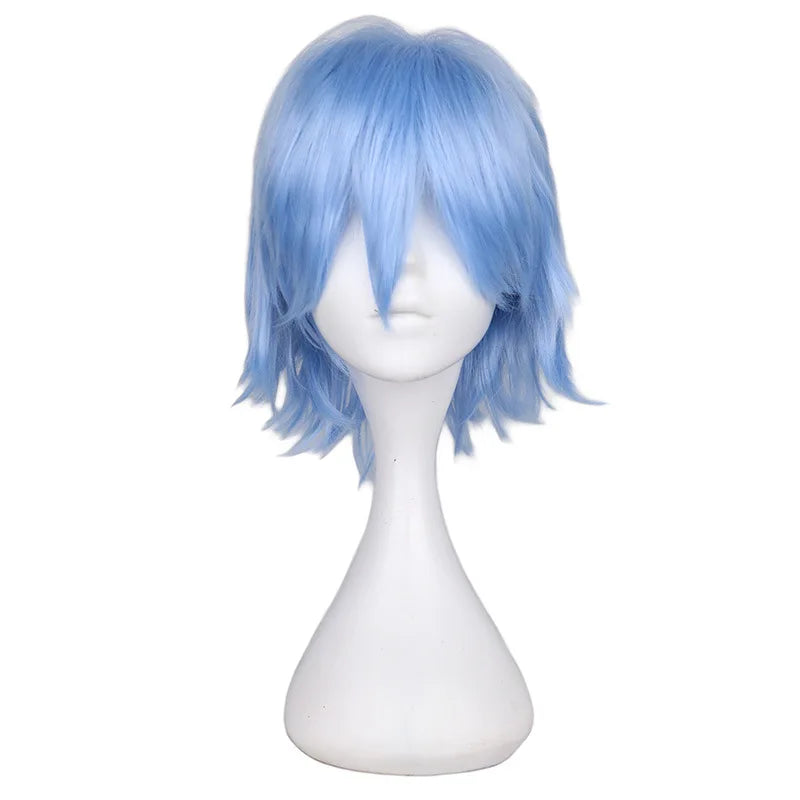 Doodad Co. Cosplay Costume Wig — Heat-Resistant Fiber, 12-Inch Anime Style