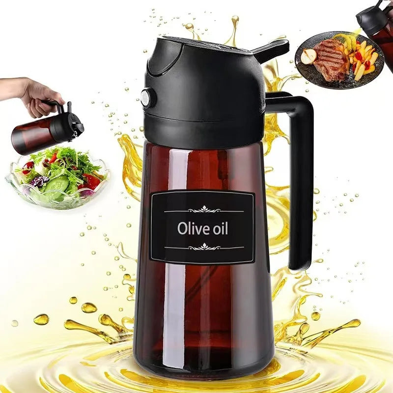Doodad Co. 2-in-1 Glass Oil Sprayer & Dispenser
