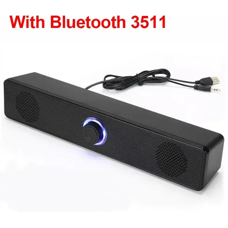 Doodad Co. Bluetooth Soundbar — 3D Surround Sound, Built-In Subwoofer