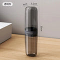 Doodad Co. Toothbrush Travel Case — Hard Shell Protection, Hygienic Clear Design