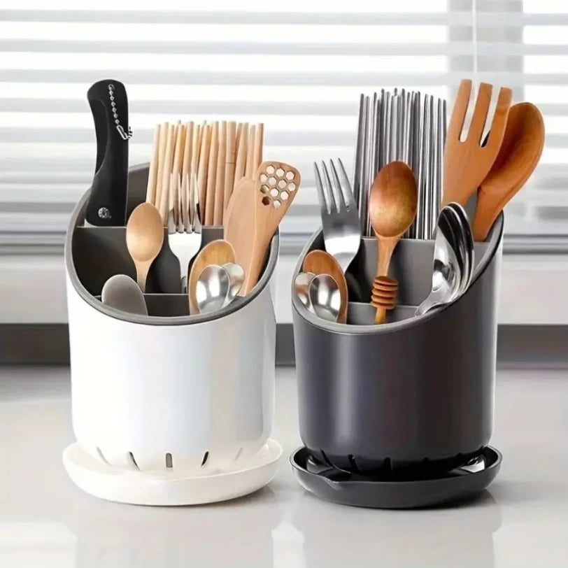 Doodad Co. Kitchen Drying Rack & Utensil Holder