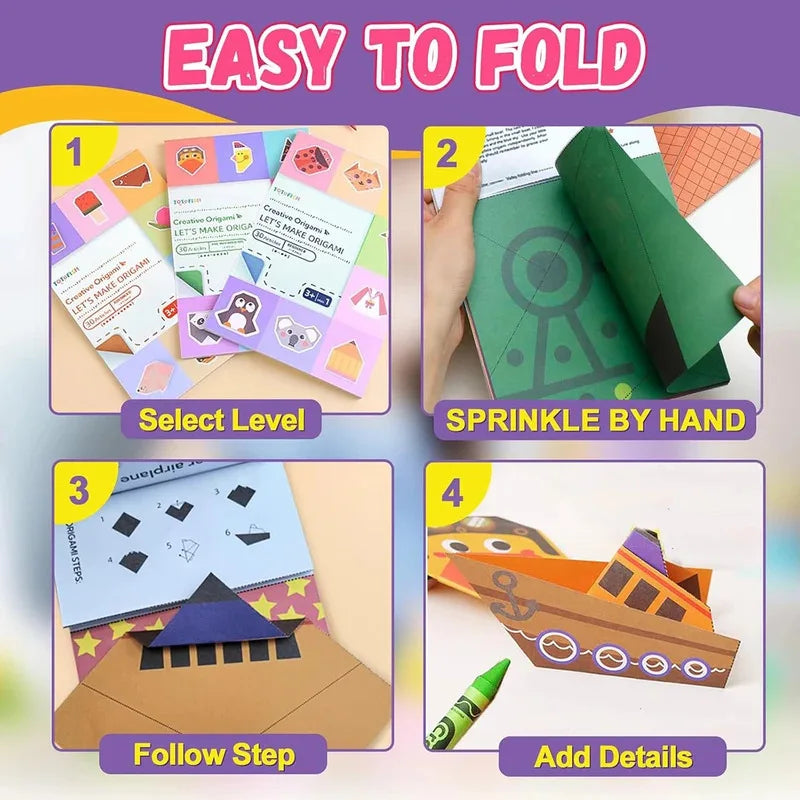 Doodad Co. Origami Craft Kit — Beginner-Friendly, With Guide Book