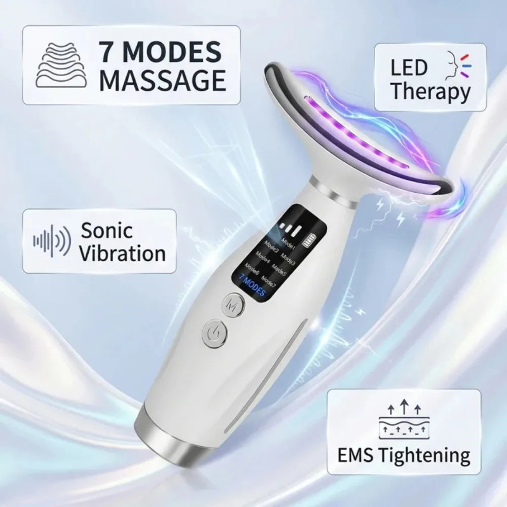 Doodad Co. LED Facial Massager — Photon Therapy, Heat & Vibration