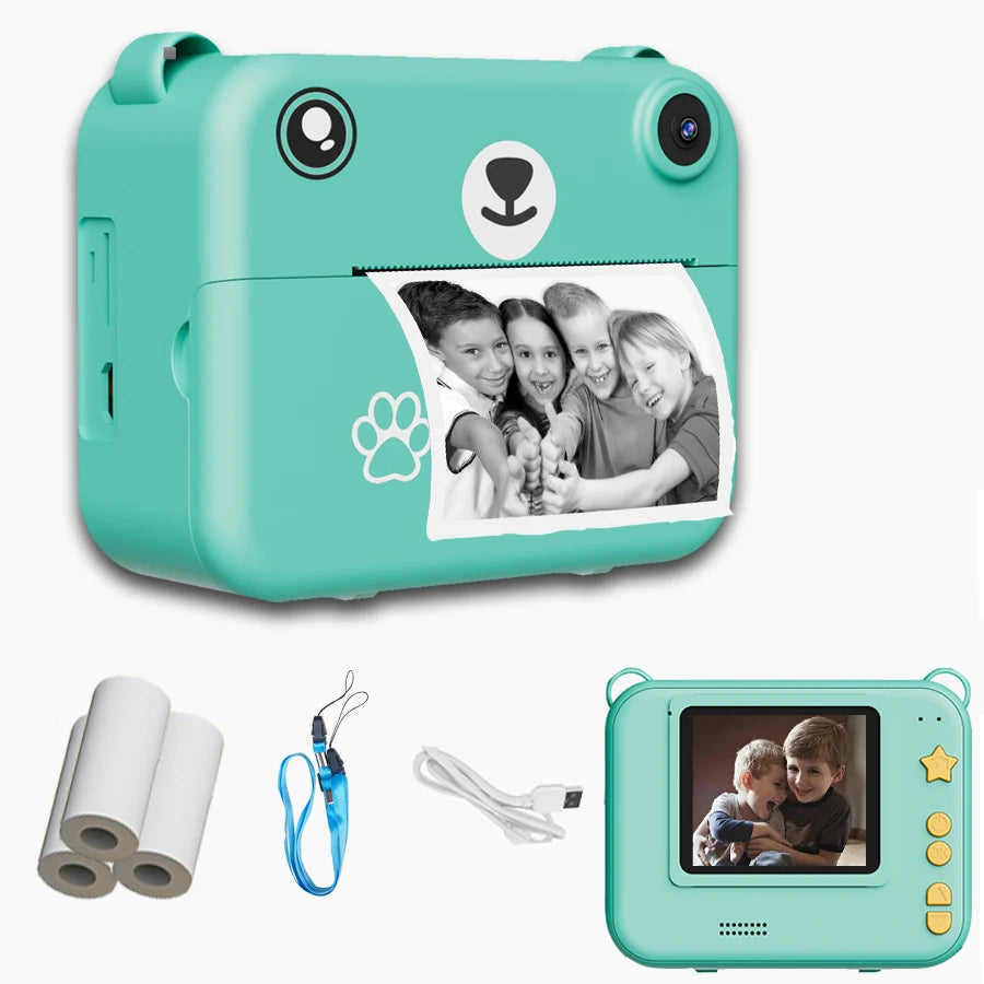 Doodad Co. Kids Instant Print Camera — 1080P HD, Built-In Printer