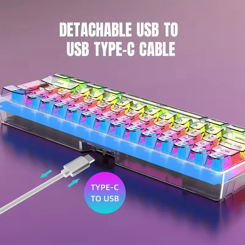 Doodad Co. Transparent RGB Mini Keyboard