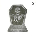 Doodad Co. RIP Tombstone Yard Stake — Lightweight Foam Prop, Spooky Graveyard Decor