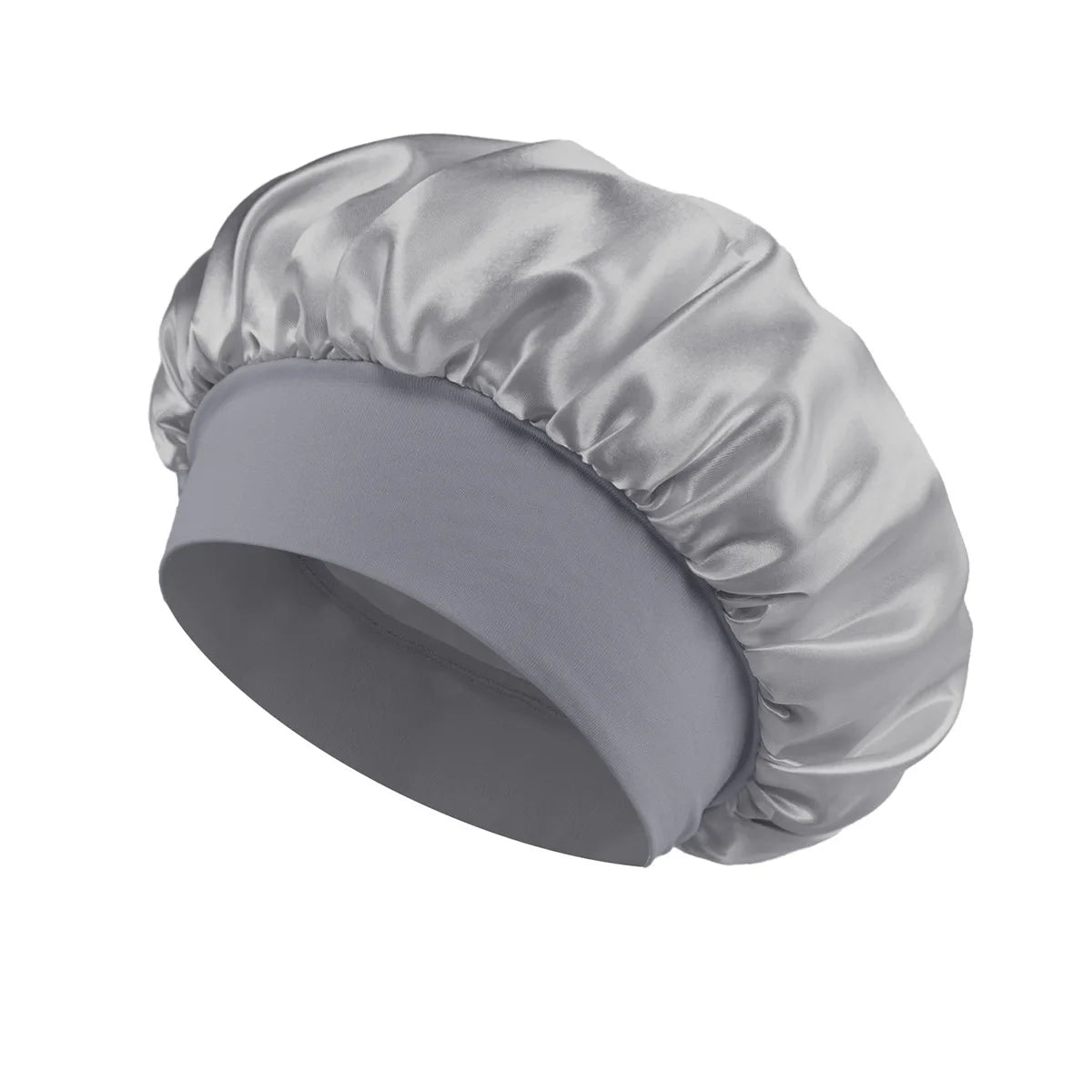 Doodad Co. Satin Sleep Bonnet — Silk-Lined, Large Fit