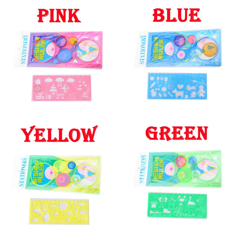 Doodad Co. Spirograph Drawing Set — Educational, Multiple Stencils