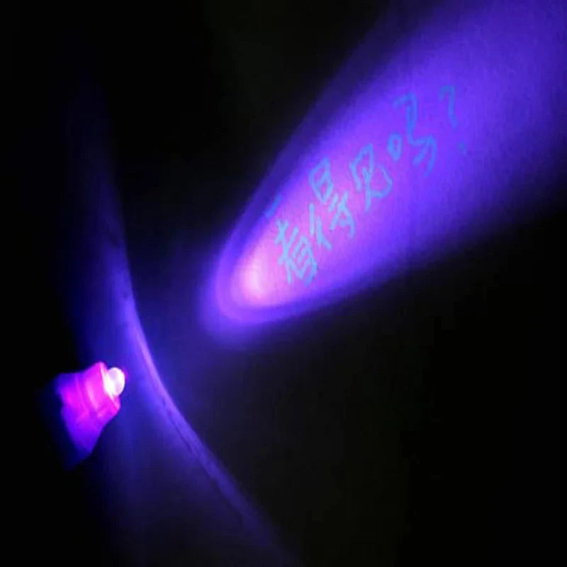 Doodad Co. Invisible Ink Spy Pen — UV Light Included, Secret Messages