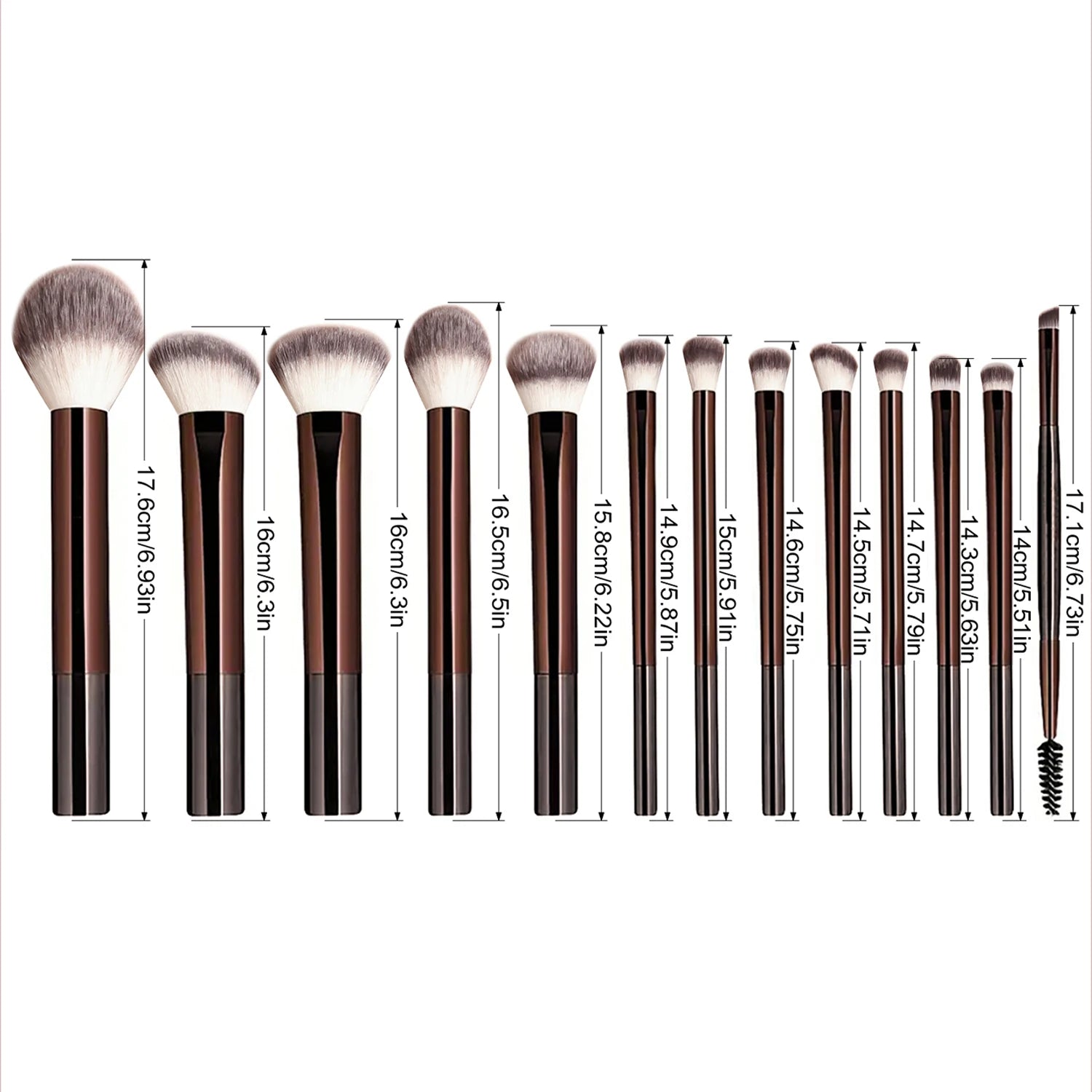 Doodad Co. Kabuki Makeup Brush Set (13pc)