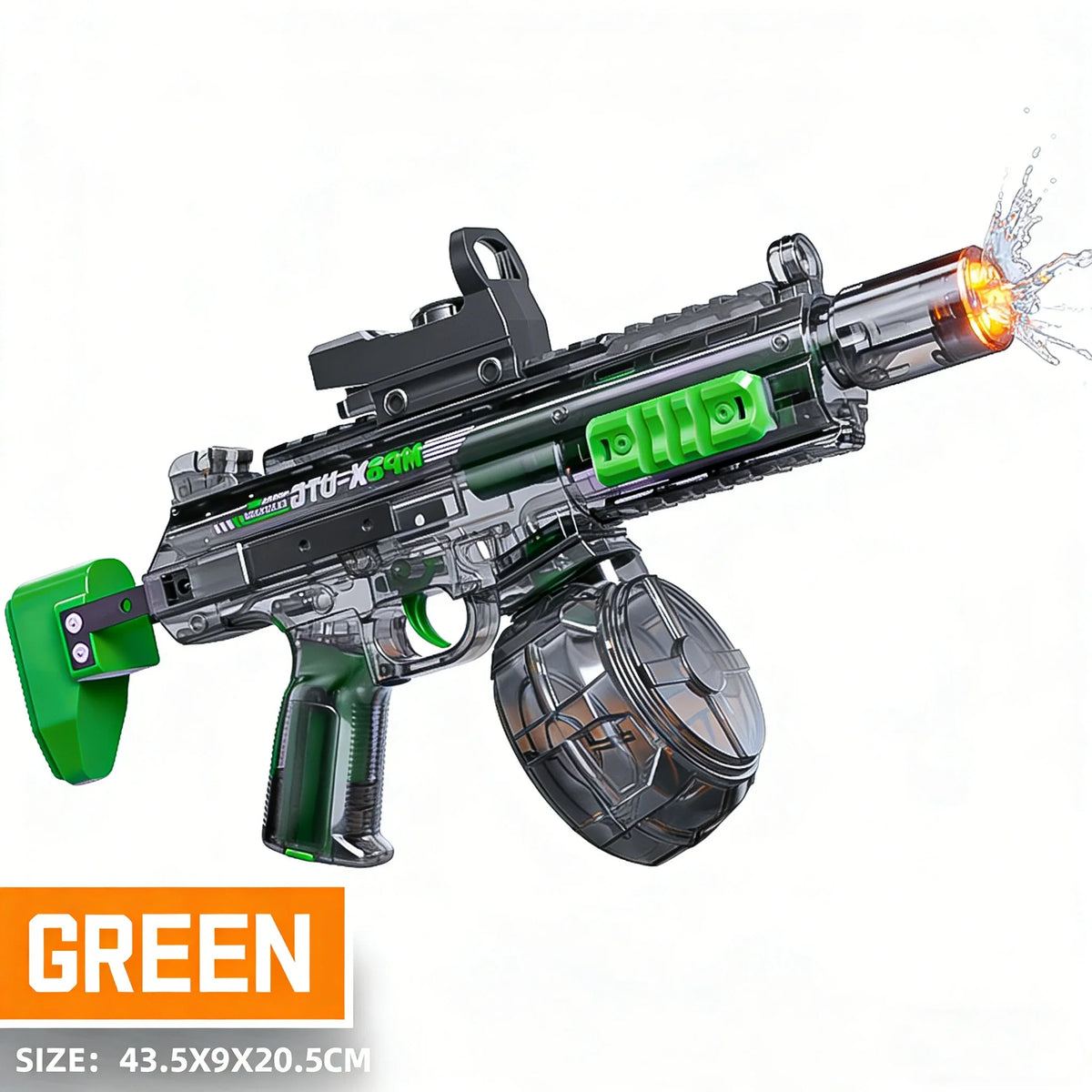Doodad Co. Electric Water Gun — Automatic, Light-Up Effects