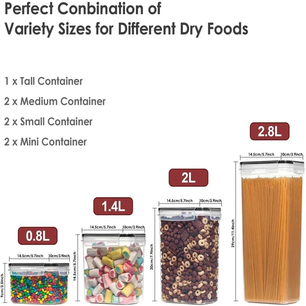 Doodad Co. Airtight Pantry Storage Set (7pc)