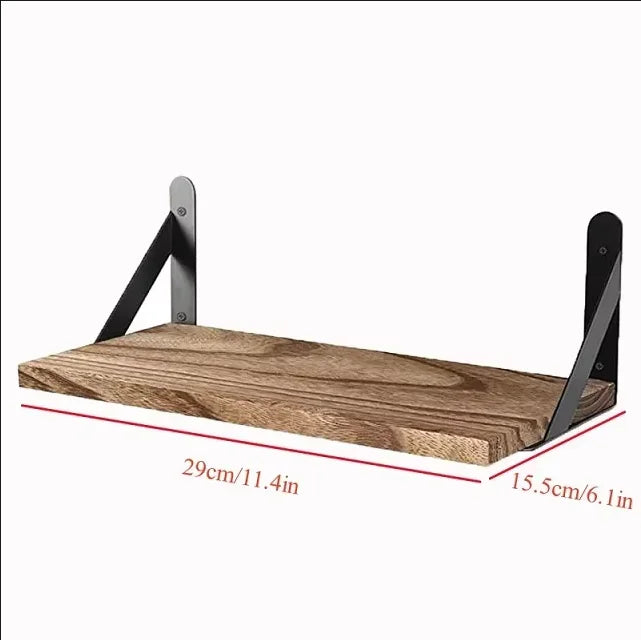 Doodad Co. Floating Wall Shelves — Wooden, Multi-Room Storage
