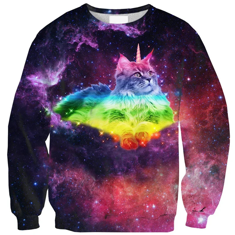 Doodad Co. Graphic Pullover Hoodie — 3D Printed Design, Loose Fit