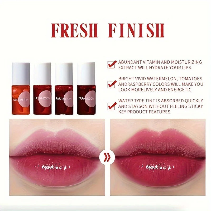 Doodad Co. Fruity Lip Tint Set — Waterproof, 4-Color Set