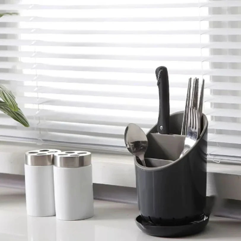 Doodad Co. Kitchen Drying Rack & Utensil Holder