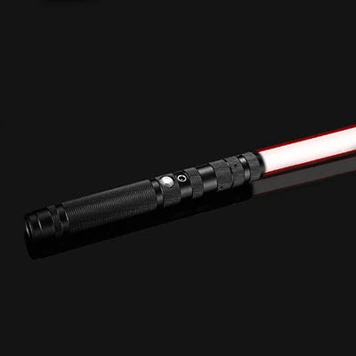 Doodad Co. LED Lightsaber Toy — RGB Color-Changing, Metal Handle