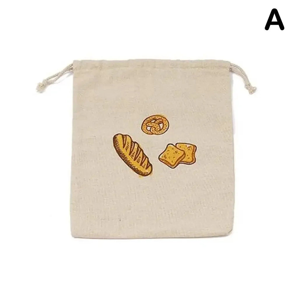Doodad Co. Linen Bread Bags — Reusable, Washable Storage