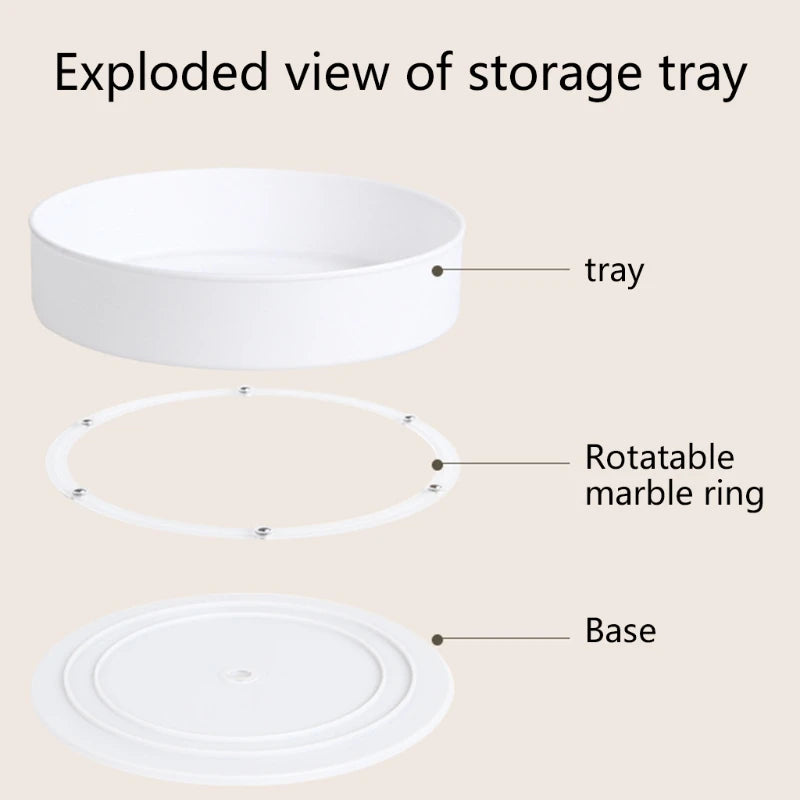 Doodad Co. 360° Rotating Cabinet Turntable