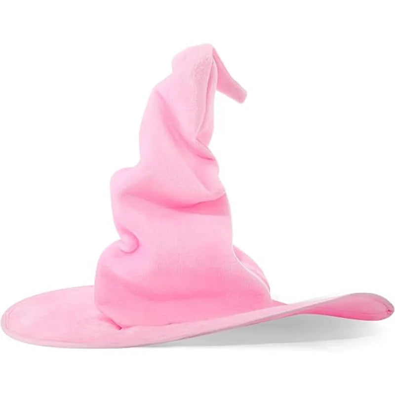 Doodad Co. Velvet Witch Hat — Twist Design, Halloween Costume Accessory