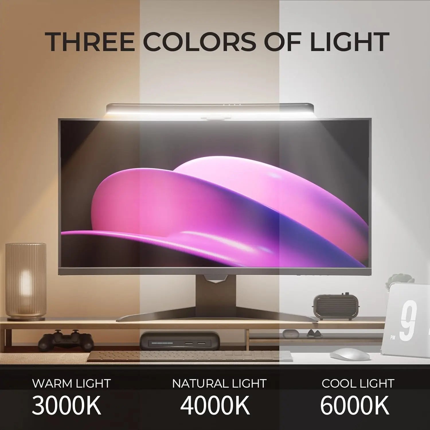 Doodad Co. Monitor Light Bar — Eye-Care RGB Screen Lamp