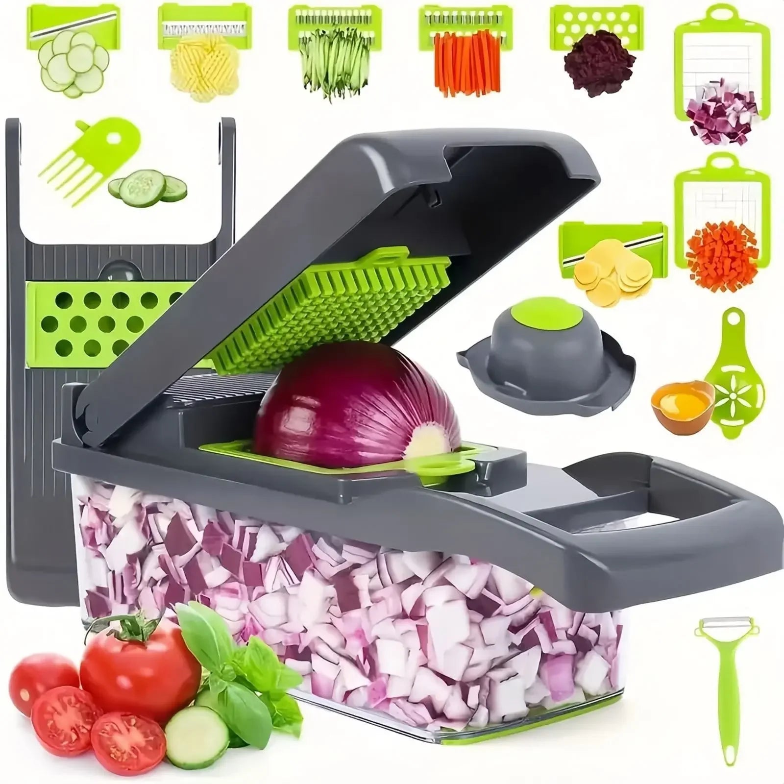 Doodad Co. 14-in-1 Multifunctional Vegetable Chopper