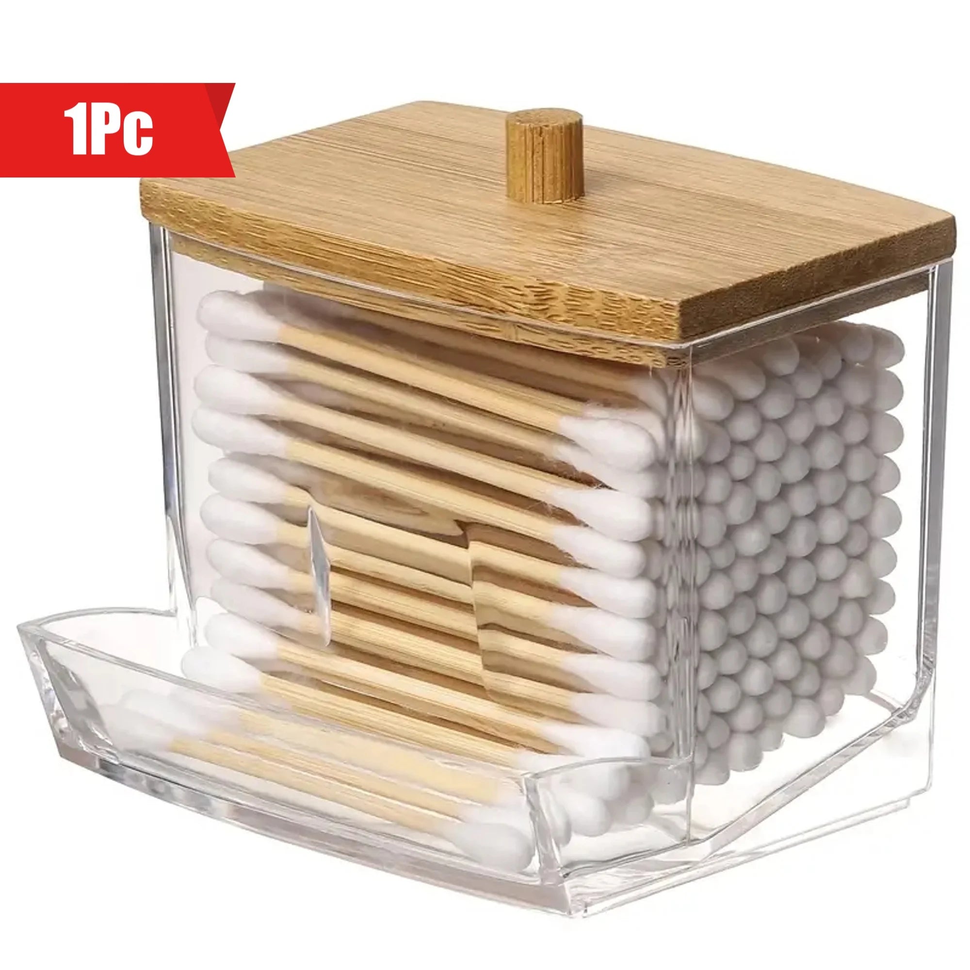 Doodad Co. Clear Bathroom Storage Jar
