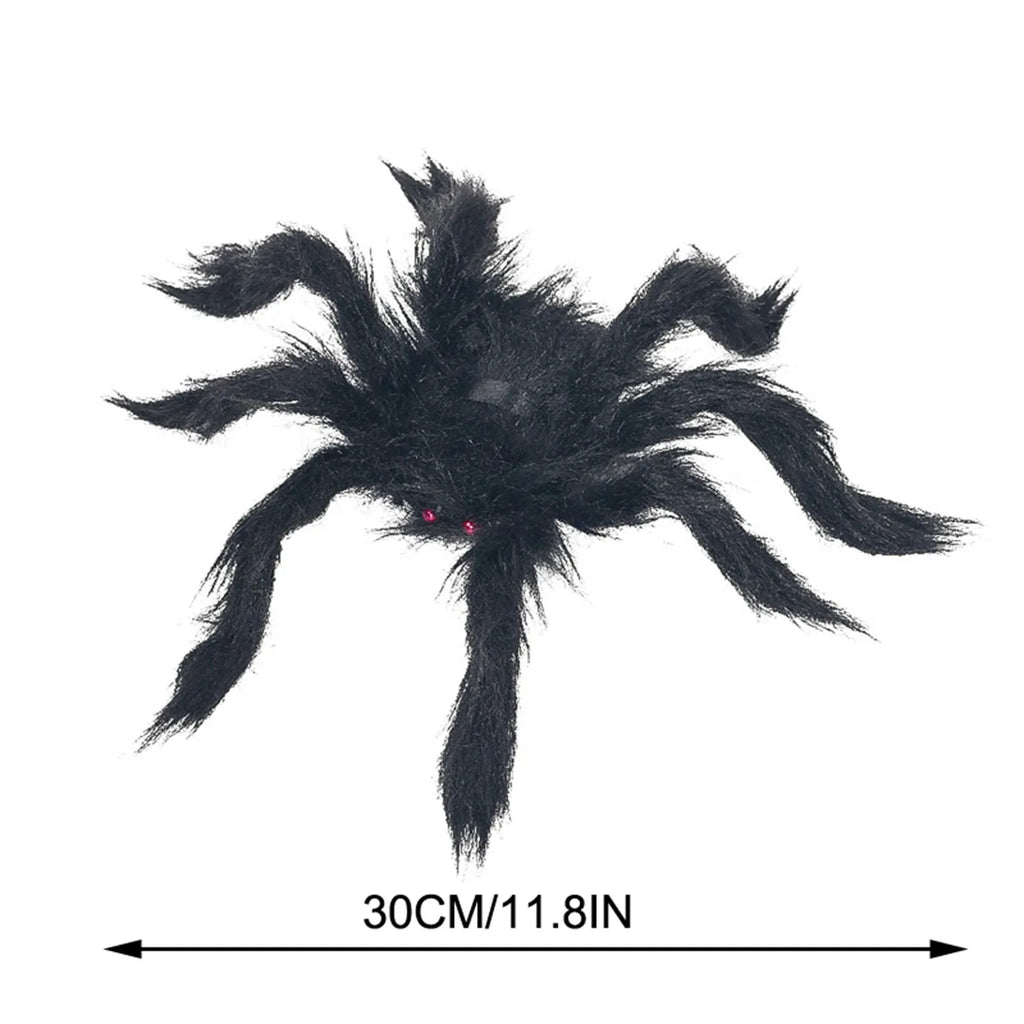 Doodad Co. Giant Hairy Spider Decoration — Realistic Outdoor Halloween Prop