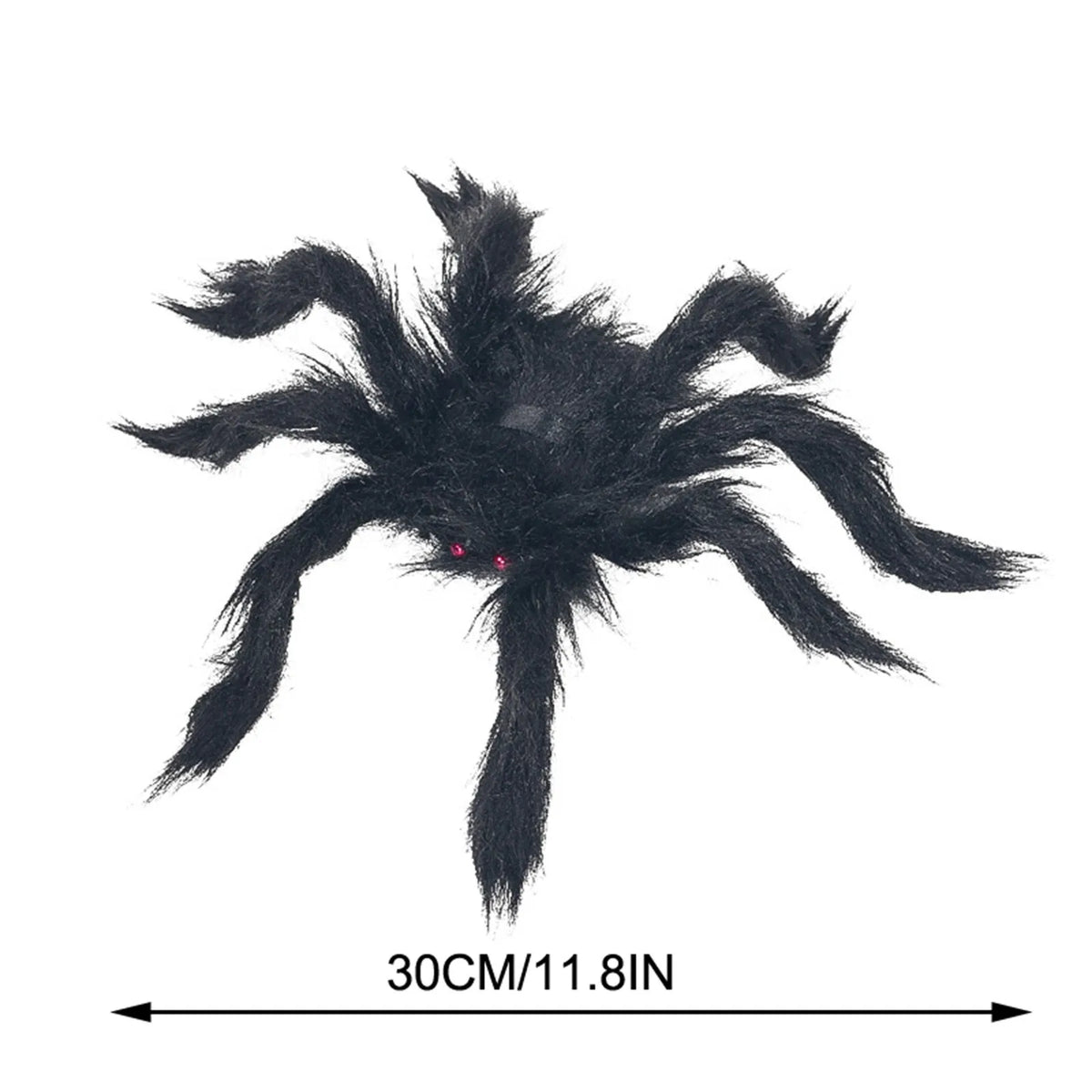 Doodad Co. Giant Hairy Spider Decoration — Realistic Outdoor Halloween Prop