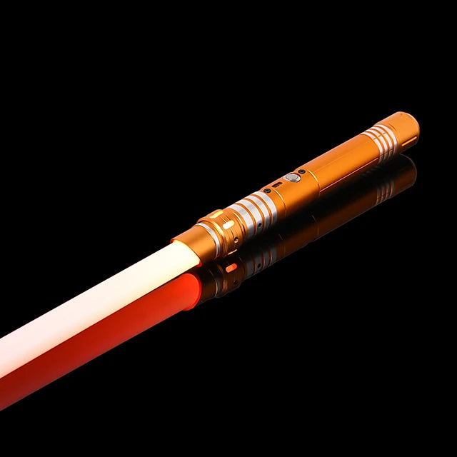 Doodad Co. LED Lightsaber Toy — RGB Color-Changing, Metal Handle