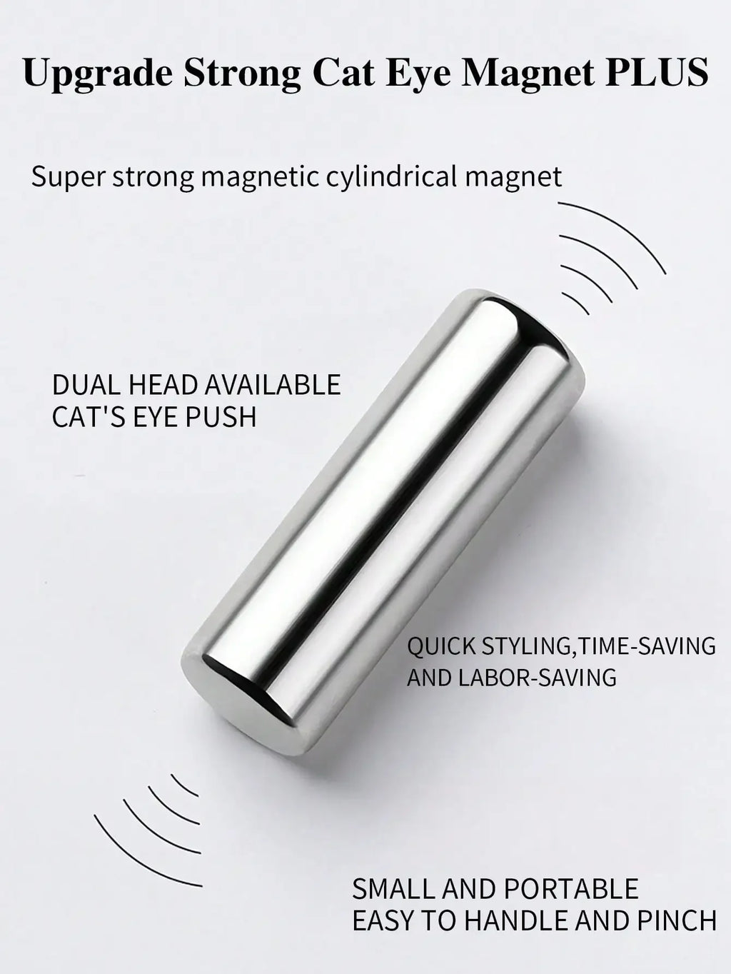 Doodad Co. Cat Eye Magnetic Nail Pen — 3D Effect, Strong Magnet