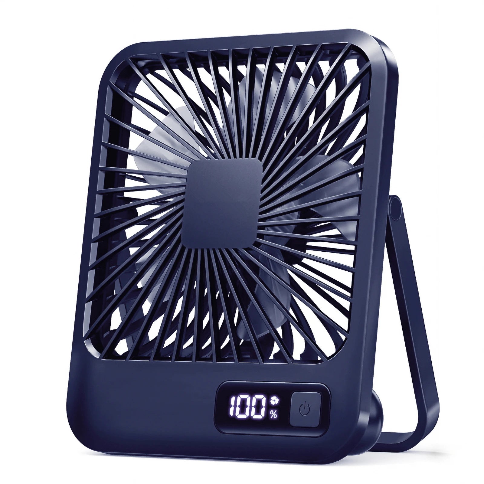 Doodad Co. Rechargeable Desk Fan — Quiet, Tilt-Adjustable, USB Portable