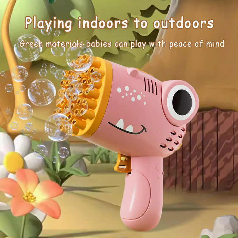 Doodad Co. Bubble Machine Gun — 40-Hole, Electric Handheld