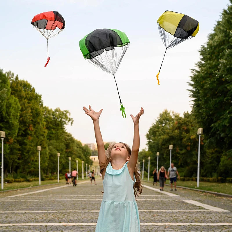 Doodad Co. Flying Parachute Toy — Tangle-Free, Outdoor Play