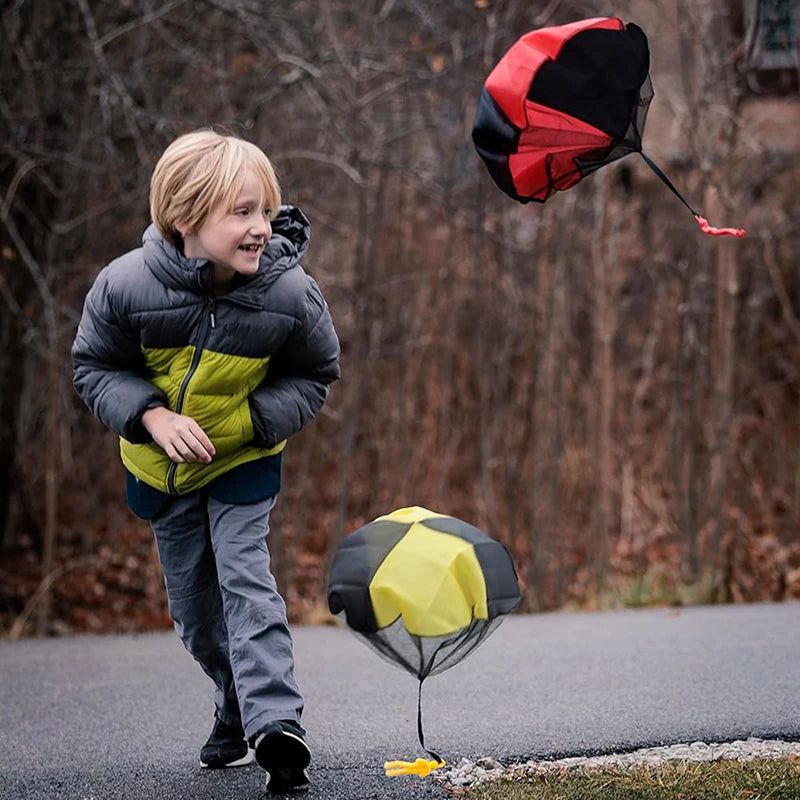 Doodad Co. Flying Parachute Toy — Tangle-Free, Outdoor Play
