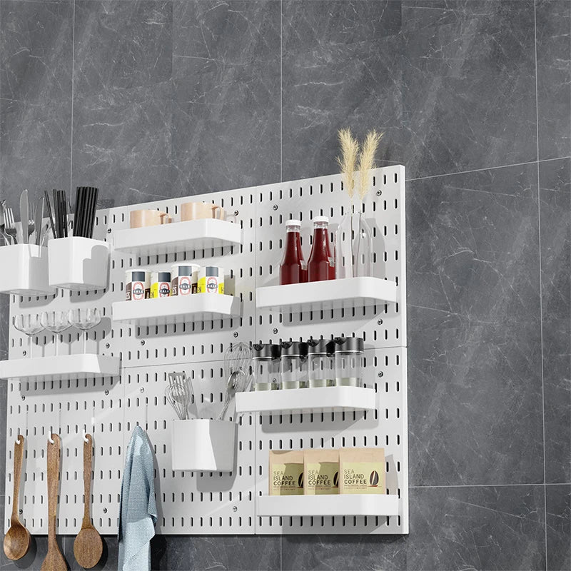 Doodad Co. DIY Pegboard Wall Shelf — Customizable, Hanging Display
