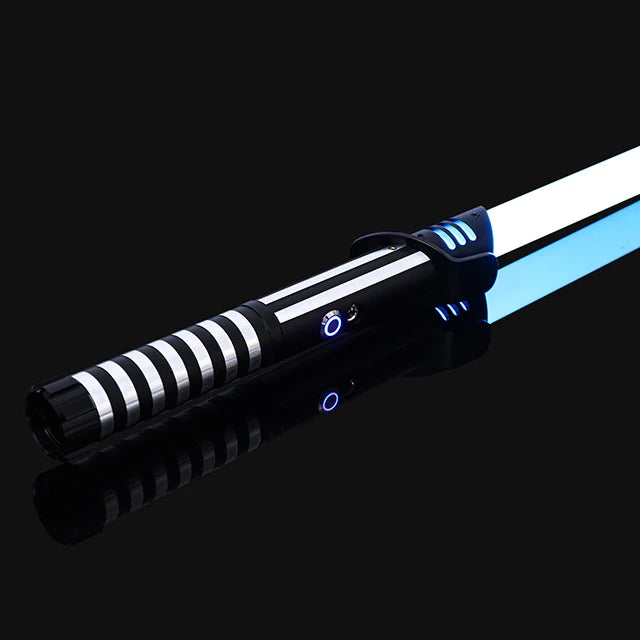 Doodad Co. LED Lightsaber Toy — RGB Color-Changing, Metal Handle