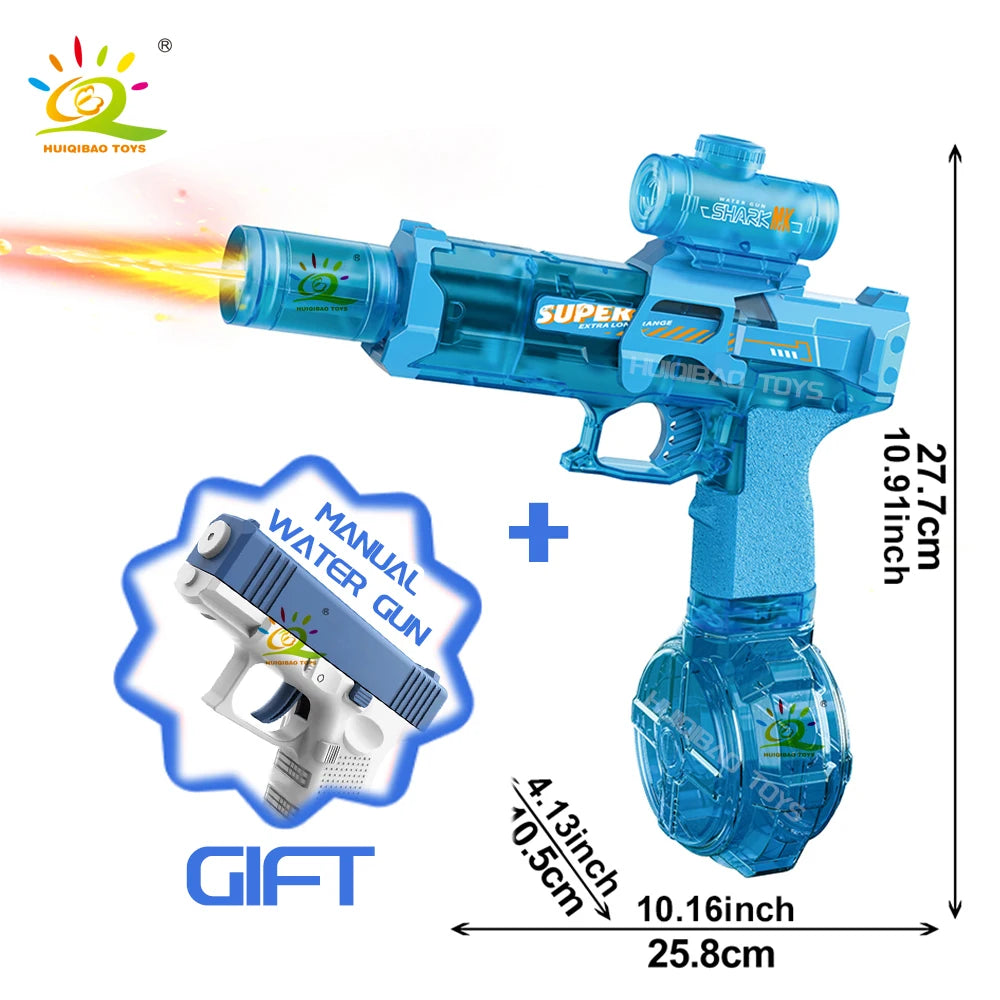 Doodad Co. Automatic Water Blaster — Flame-Light Effect, Electric Pulse Action