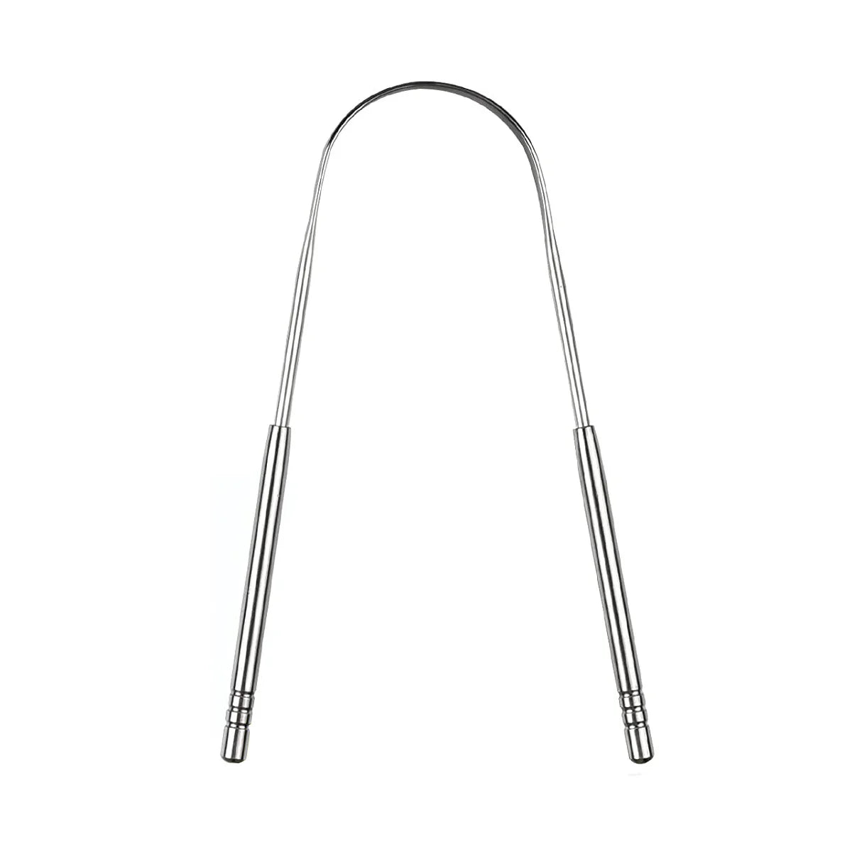 Doodad Co. Metal Tongue Scraper — Stainless Steel, Portable Design